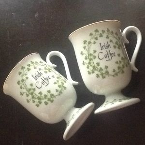 Pair of vintage Irish Coffee cups